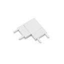 Conector L  TRACK SLIM Magnetic 48V, branco