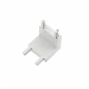 Conector L vertical TRACK SLIM Magnetic 48V, branco