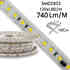 Tira LED 220V SMD2835, 120Led/m, Triac regulable, corte 10cm, 1 metro, Blanco frío, Regulable