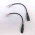 Conector Transparente con cable DC 15cm para tiras LED COB + SMD - 8mm