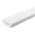 KIT - Perfil aluminio WALL 75mm para fitas LED, 1 metro, branco