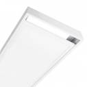 Kit moldura Branca para instalar Painel Led 30x120cm em superficie, Altura 68mm