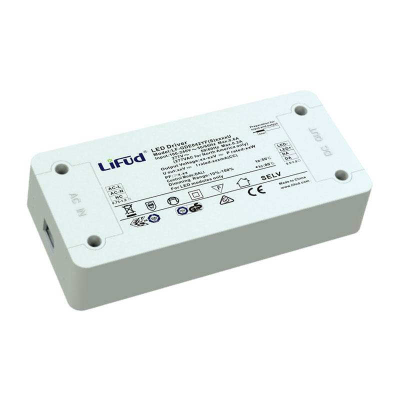 LED Driver LIFUD DC27-42V/40W/1050mA, Regulable DALI