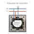 Interruptor táctil com TRIAC Dimmer + WiFi