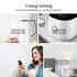 Interruptor / Conmutadpr táctil doble + WiFi KOOB frontal cristal blanco